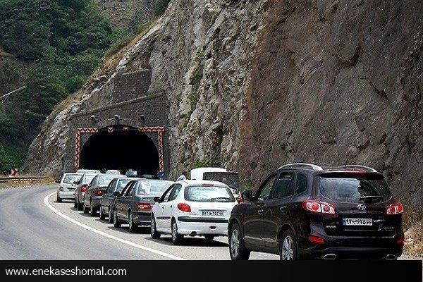 ترافیک محورهای مواصلاتی استان مازندران سنگین است